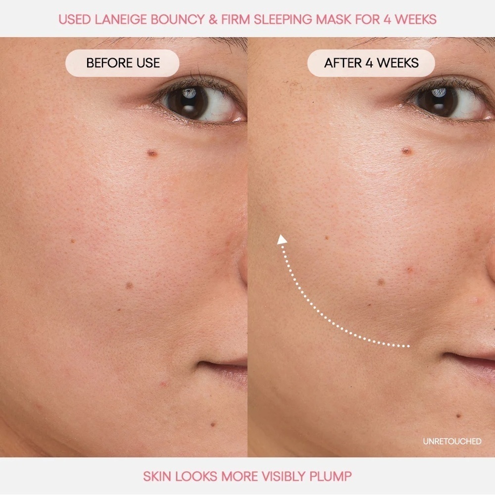 LANEIGE Bouncy + Firm Radiance Boosting Sleeping Mask NIB 60 ml / 2.0 fl oz - Picture 2 of 7